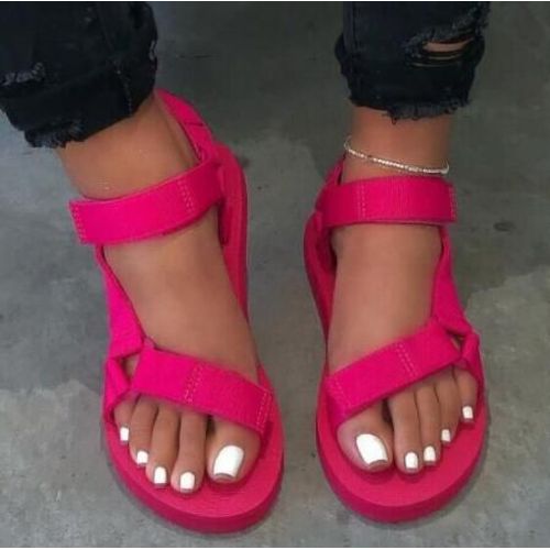 Sandales Plates Pour Femmes, Grande Taille, Chaussures , Corde De Chanvre, Ensemble De Pieds, Plage, Pantoufles Décontractées Pour L'extérieur,