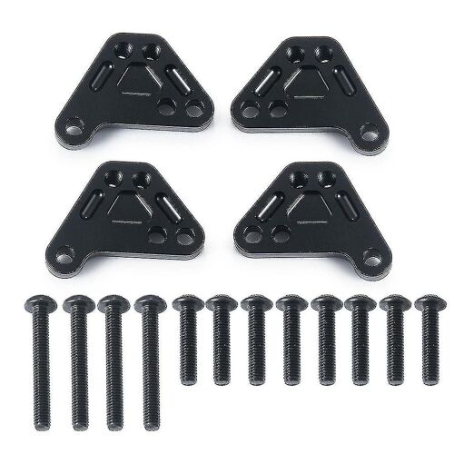 4pcs Avant Et Arrière Augmenter Le Support De Choc Pour 1/10 Traxxas Maxx Widemaxx Rc Voiture Mises À Niveau Pièces Acces