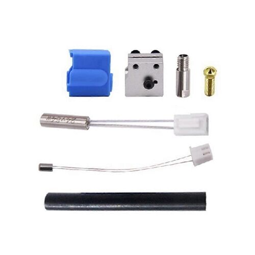Pièces d'imprimante 3D pour X1 & Genius Buse 0,4 mm NTC100K Thermistance Tube Chauffant Bloc Chauffant