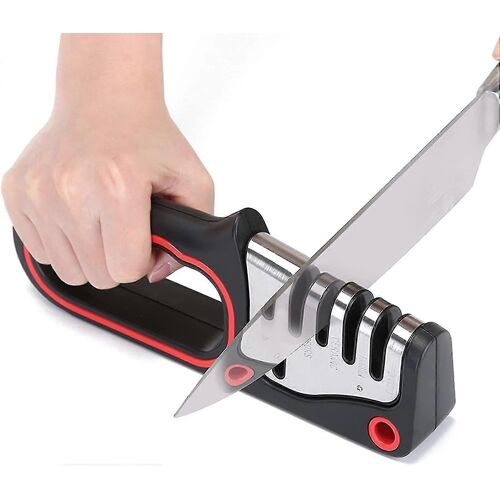 Aiguiseur De Couteau Professionnel, Aiguiseur De Couteau 4 En 1, Aiguiseur De Couteau Manuel