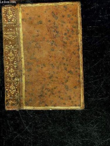 Oeuvres Completes De Gessner - Tome 2 Seul - Daphnis - Evandre Et Alcimne Pastorale - Eraste Pastorale - La Nuit - Tableau Du Déluge.