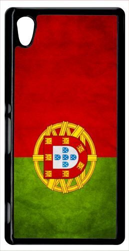 Coque xperia m4 aqua - portugal - noir