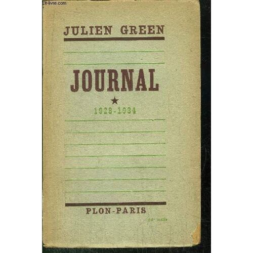 Journal - Tome I - 1928-1934