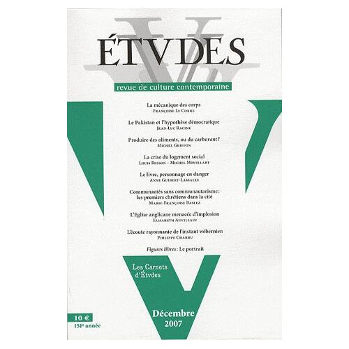 Etudes N° 407/6, Décembre 2