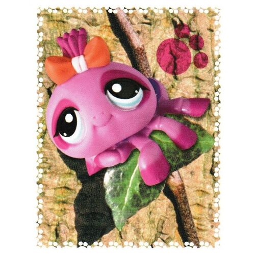 N° 93 - Stickers Image Panini Littlest Pet Shop Carnet De Voyage