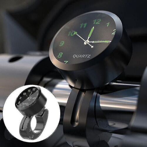 Montre De Vélo Étanche Glow In Dark Clock Moto Alluminum Alloy Dial Mini Pour Le Montage Du Guidon De Vélo Dropship