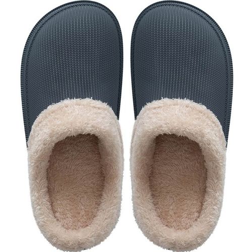 Pantoufles Eva En Daim Et Mousse Mémoire De Forme Pour Femme, Sabots Chauds D'hiver, Pantoufles D'intérieur Et D'extérieur, Pour Amoureux Du Coton