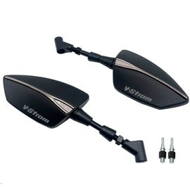 Rétroviseurs Latéraux Réglables,Rétroviseur Pour Suzuki Vstrom Dl650 V-Strom Dl1000 V Strom Dl 650 1000 1050 Xt Dl1050 De - Type Argent