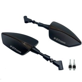 Rétroviseurs Latéraux Réglables,Rétroviseur Pour Suzuki Vstrom Dl650 V-Strom Dl1000 V Strom Dl 650 1000 1050 Xt Dl1050 De - Type Black
