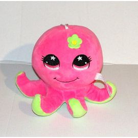 Peluche Pieuvre Rose Verte Doudou Gifi