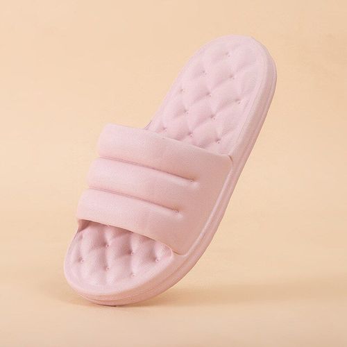 Pantoufles D'intérieur Pour Femmes Et Hommes, Chaussures De Salle De Bain, De Douche, De Maison, Antidérapantes, Solides, Sandales , Bain Doux
