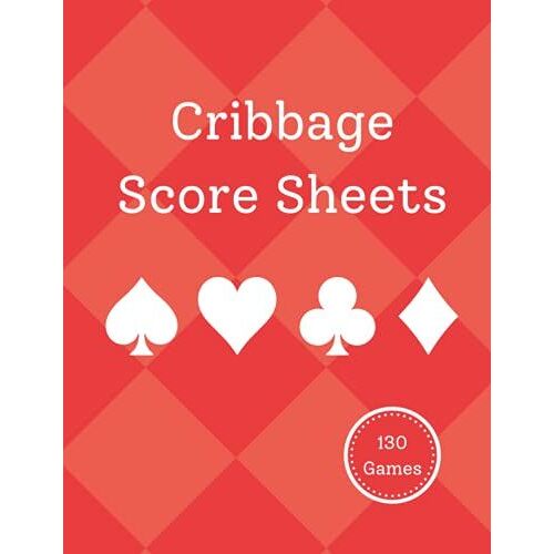 Cribbage Score Sheets. 130 Games. Large Score Cards. Travel Games. Large Scorebook. Card Game Scorekeeping Book. Cribbage Scorekeeper. Travel ... Cribbage Score Sheets. Cribbage Scorekeeping.