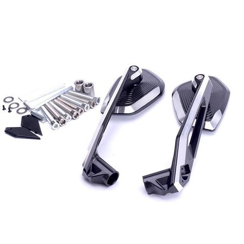 Rétroviseur Latéral De Moto,Accessoires Pour Bmw R1300gs Runder Gs Adv S1000poly F900r/Poly F850gs - Type With Logo