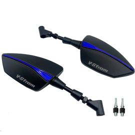 Rétroviseurs Latéraux Réglables,Rétroviseur Pour Suzuki Vstrom Dl650 V-Strom Dl1000 V Strom Dl 650 1000 1050 Xt Dl1050 De - Type Bleu