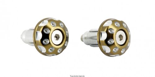 Sifam - Embouts Guidon Ø13 Et 17 Couleur Café