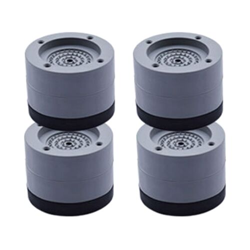 Tapis Caoutchouc Machine à Laver Tampon Anti-Vibration Universel Fixe AntidéRapant Amortissement 6Cm