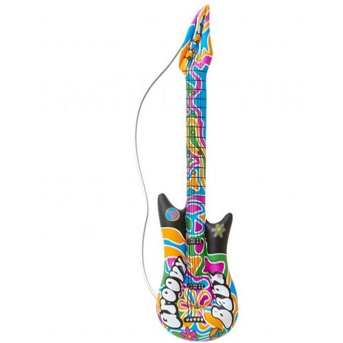 Guitare Gonflable Hippie 105 Cm - 81059 - Taille Unique - Port 0¿