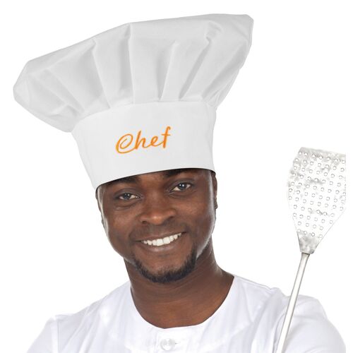 Toque De Chef Cuisinier Adulte Taille Unique