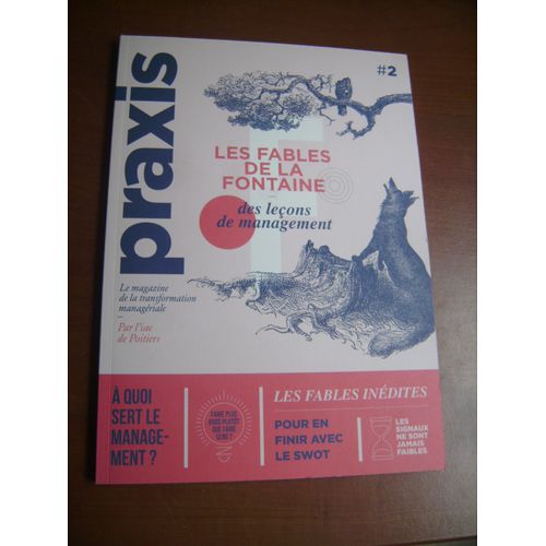 Revue Praxis 2 Par L'iae De Poitiers : Les Fables De La Fontaine, Des Leçons De Management