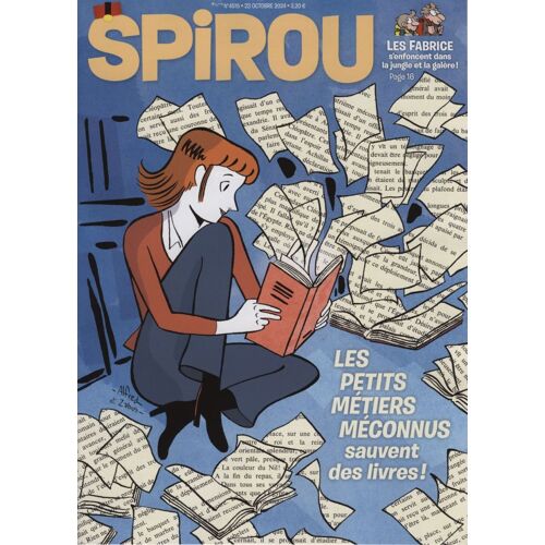 Journal De Spirou 4515 Les Petits Papiers Meconnus Sauvent Des Livres!