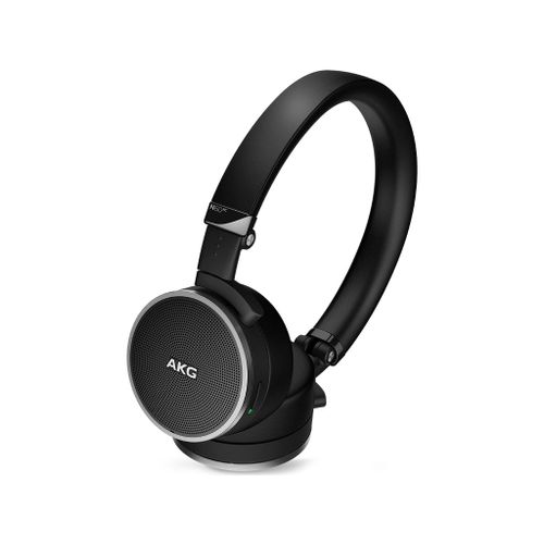 AKG N60NC - Écouteurs avec micro - sur-oreille - filaire - Suppresseur de bruit actif - jack 3,5mm - isolation acoustique - noir