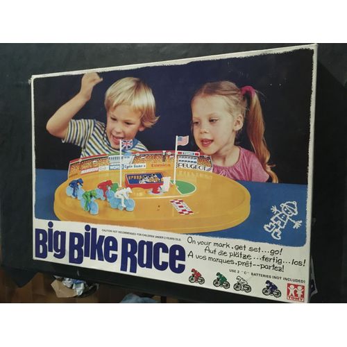 Jeu Big Bike Race Tomy Années 70 En Boite