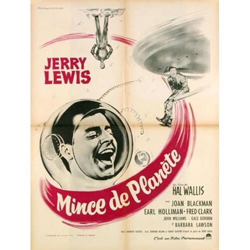 Mince De Planete (Visit To A Small Planet) - Véritable Affiche De Cinéma Pliée - Format 60x80 Cm - De Norman Taurog Avec Jerry Lewis, Joan Blackman, Earl Holliman, Fred Clark, John Williams - 1960 #