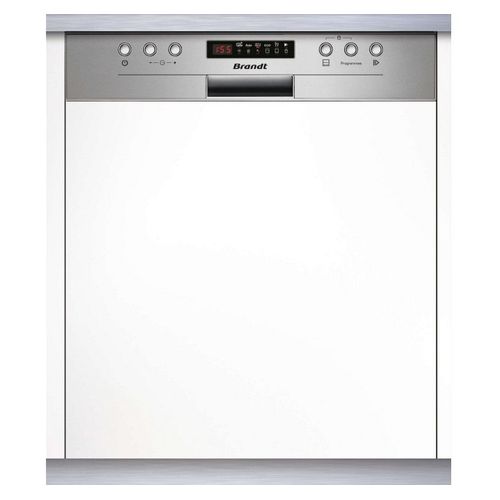 brandt - lave-vaisselle 60cm 14c 44db intégrable avec bandeau - bdb424dx