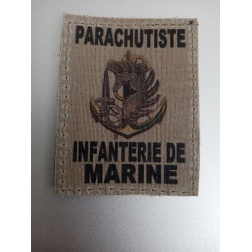 Patch Parachutiste Infanterie De Marine Velcro