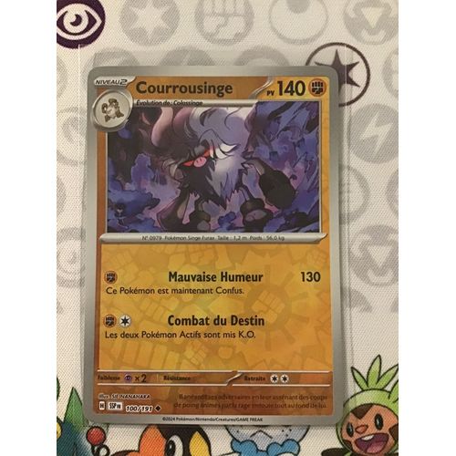 Courrousinge Reverse 100/191 Série Écarlate Et Violet Étincelles Déferlantes