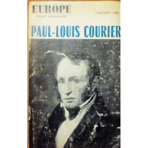 Europe  449 - Septembre 1966 - Paul Louis Courier