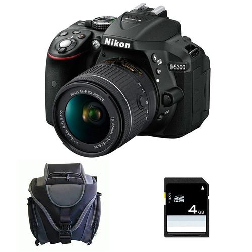 NIKON D5300 + 18-55 VR + Sac + SD 4Go