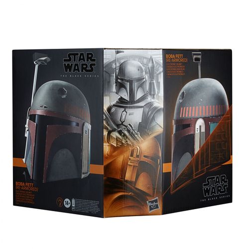 Hasbro Star Wars The Black Series - Casque Électronique Boba Fett (Nouvelle Armure)