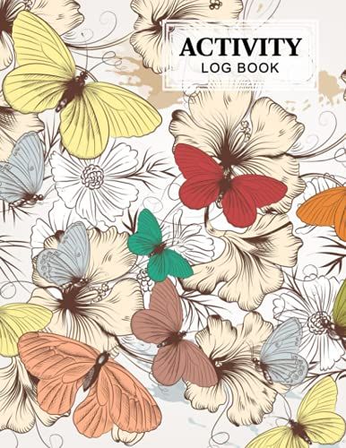 Activity Log Book: Vintage Floral Cover Activity Log Book, 120 Pages, 8.5x11 Inch, Activity Log Book For All Buisnesses By Holger Winter