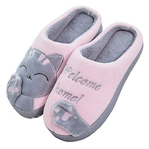 Pantoufles De Maison En Peluche Pour Femmes, Chaussures Souples Antidérapantes, Chaudes, D'intérieur, Pour Couples, Hiver