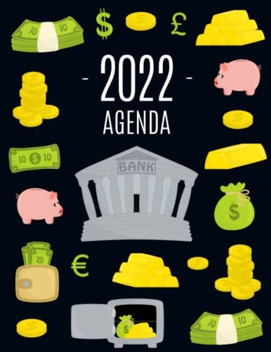 Dinero Agenda 2022: Planificador Mensual Que Inspira Productividad | Con Calendario Mensual 2022