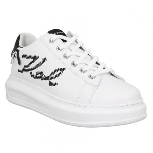 Baskets En Cuir Karl Lagerfeld Kapri Whipstitch Lo Lace Pour