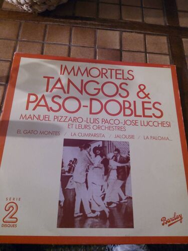 Immortels Tangos & Paso-Dobles Manuel Pizzaro 33 Tours