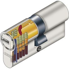 Cylindre varié débrayable nickelé - ec-s 45x45 ABUS