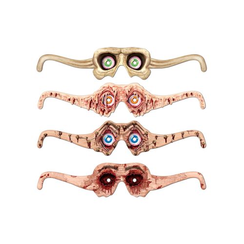 Une Paire De Lunettes En Carton Effrayantes