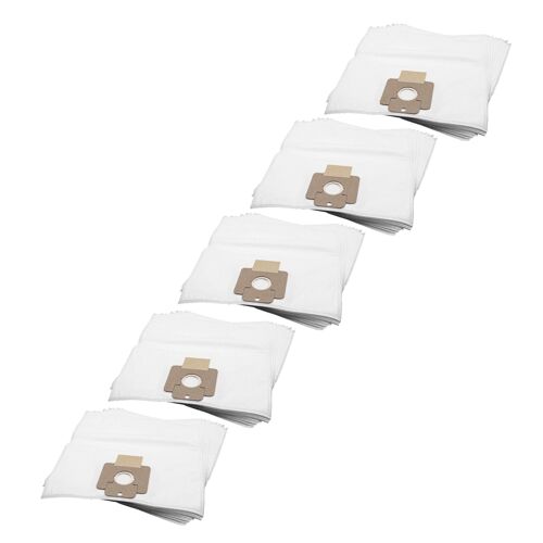 vhbw 50x Sacs compatible avec Nilfisk Supreme LCD, 100, 150, 250 aspirateur - microfibres non tissées, 44cm x 36cm, blanc