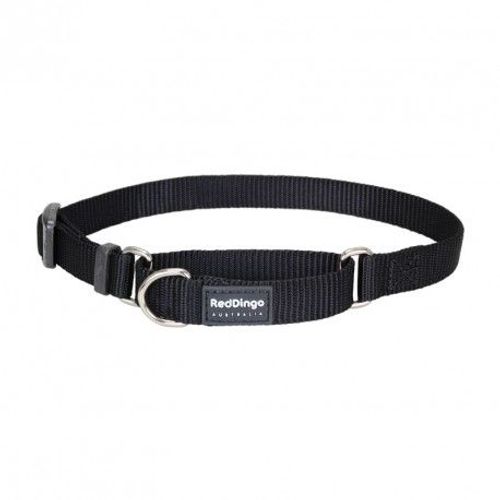 Red Dingo - Collier Martingale Semi Étrangleur Pour Chien - Noir - S