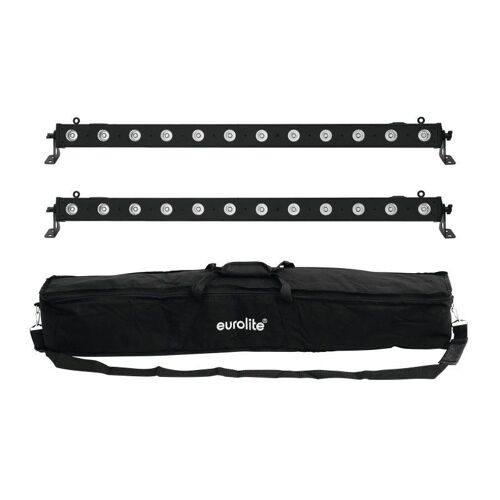 EUROLITE Set 2x LED BAR-12 QCL RGBW + Soft Bag