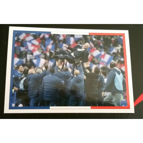 Image Sticker Autocollant Foot Carrefour Panini Fiers D'être Bleus N°15