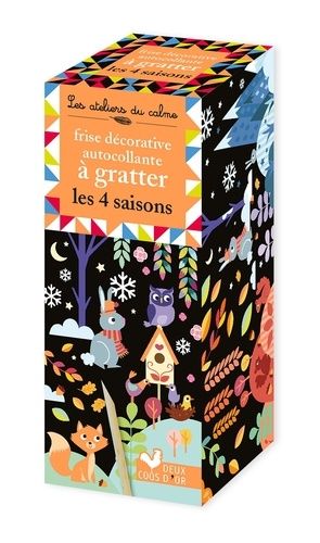 Frise Décorative Autocollante À Gratter Les 4 Saisons