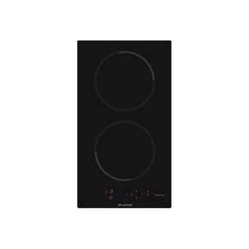 Brandt BPI6210B - Table de cuisson à induction - 2 plaques de cuisson - Niche - largeur : 26.5 cm - profondeur : 49 cm - noir