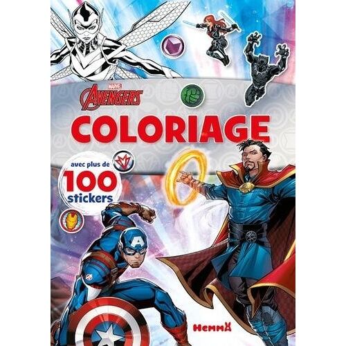 Coloriage Marvel Avengers - Avec Plus De 100 Stickers