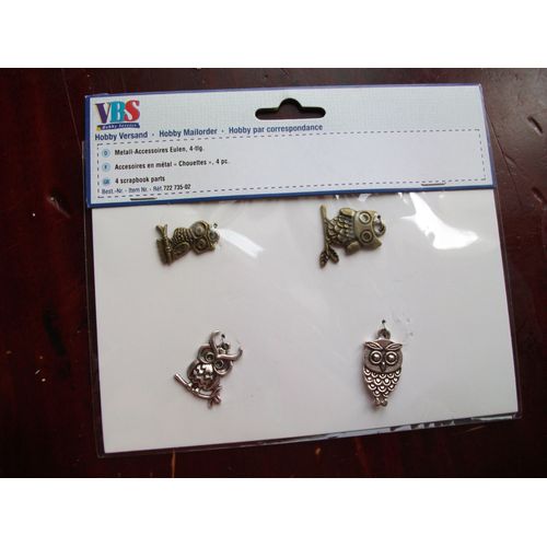 Accessoire En Métal Chouettes