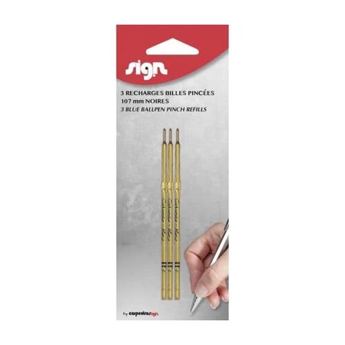 Sign Jeu De 3 Recharges Billes Coloris Noir
