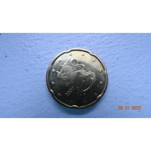 Piece De 20 Cent De Finlande 2001